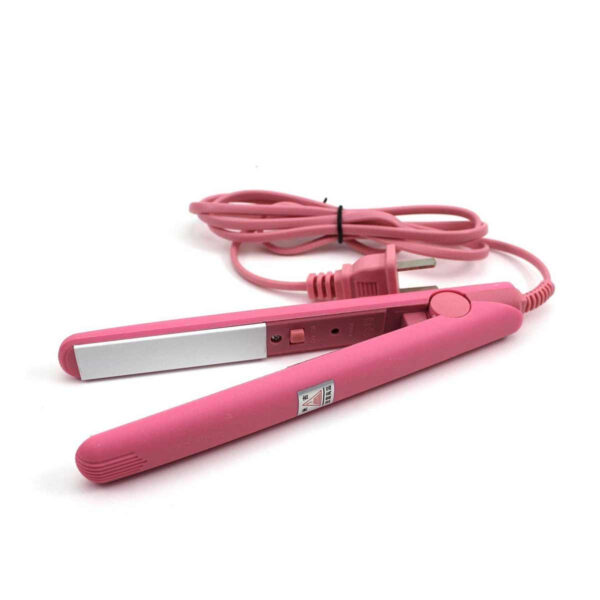 Mini Portable Ceramic Hair Straightener & Curler | Smooth, Silky, Frizz-Free Styling | Random Color - Image 14
