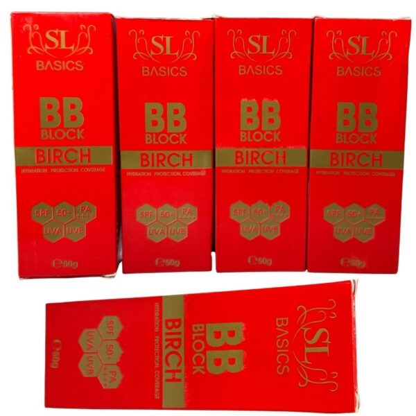 SL Basics BB Block SPF 50g – Tinted Sunscreen with Hydration, UV Protection & Flawless Coverage | Vitamin E & Lotus Extract - Image 5