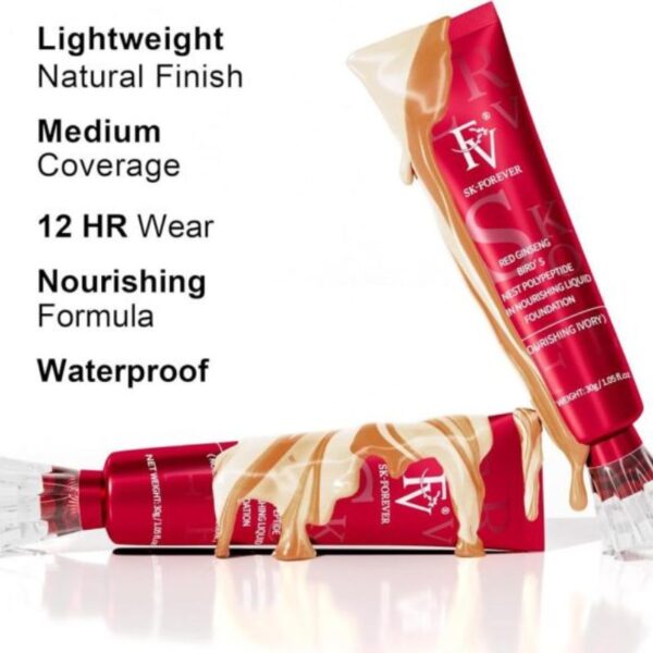 FV Liquid Foundation | Full Coverage, Matte Finish, Long-Lasting Makeup - Image 5