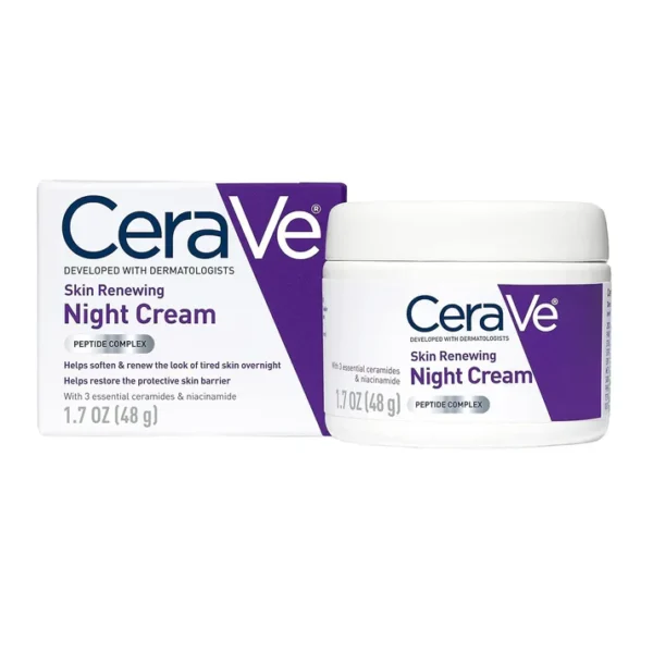 CeraVe 4-in-1 Skincare Kit – Cleanser, Serum, Sunblock & Night Cream - Image 5