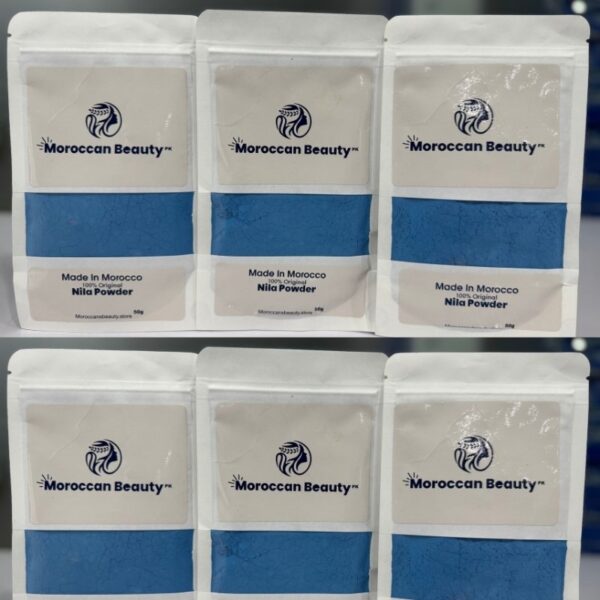 Moroccan Beauty Nila Powder | Blue Nila Skin Whitening Powder 50g | Best Quality Nila Powder - Image 4