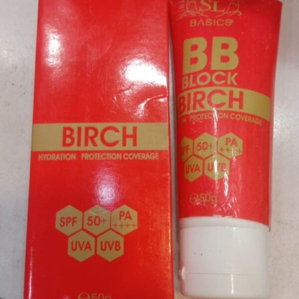SL Basics BB Block SPF 50g – Tinted Sunscreen with Hydration, UV Protection & Flawless Coverage | Vitamin E & Lotus Extract - Image 4