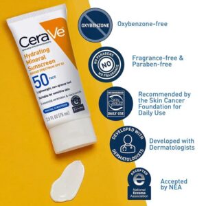 CeraVe 4-in-1 Skincare Kit – Cleanser, Serum, Sunblock & Night Cream