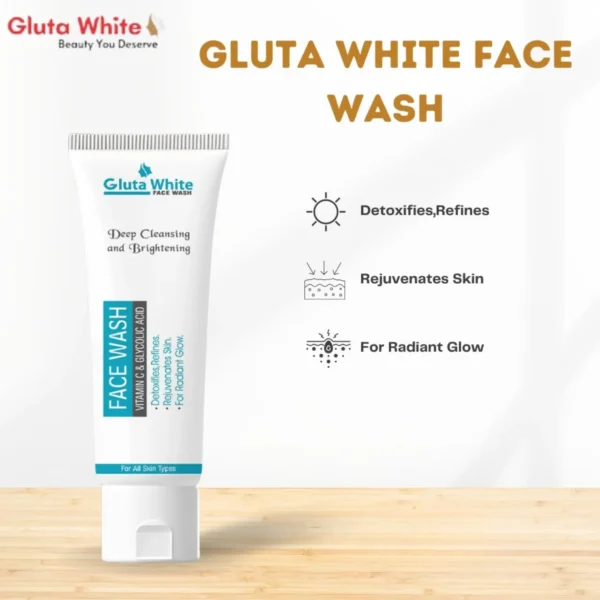 Gluta White Skin Care Bundle – Pack of 3 (Serum + Night Cream + Face Wash) - Image 18