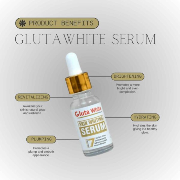 Gluta White Skin Care Bundle – Pack of 3 (Serum + Night Cream + Face Wash) - Image 6