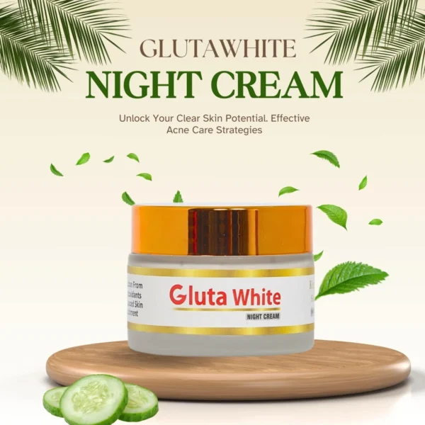 Gluta White Skin Care Bundle – Pack of 3 (Serum + Night Cream + Face Wash) - Image 11