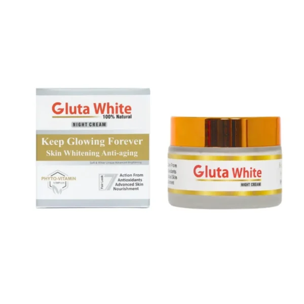Gluta White Skin Care Bundle – Pack of 3 (Serum + Night Cream + Face Wash) - Image 12